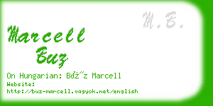 marcell buz business card